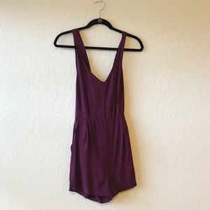Maroon Romper
